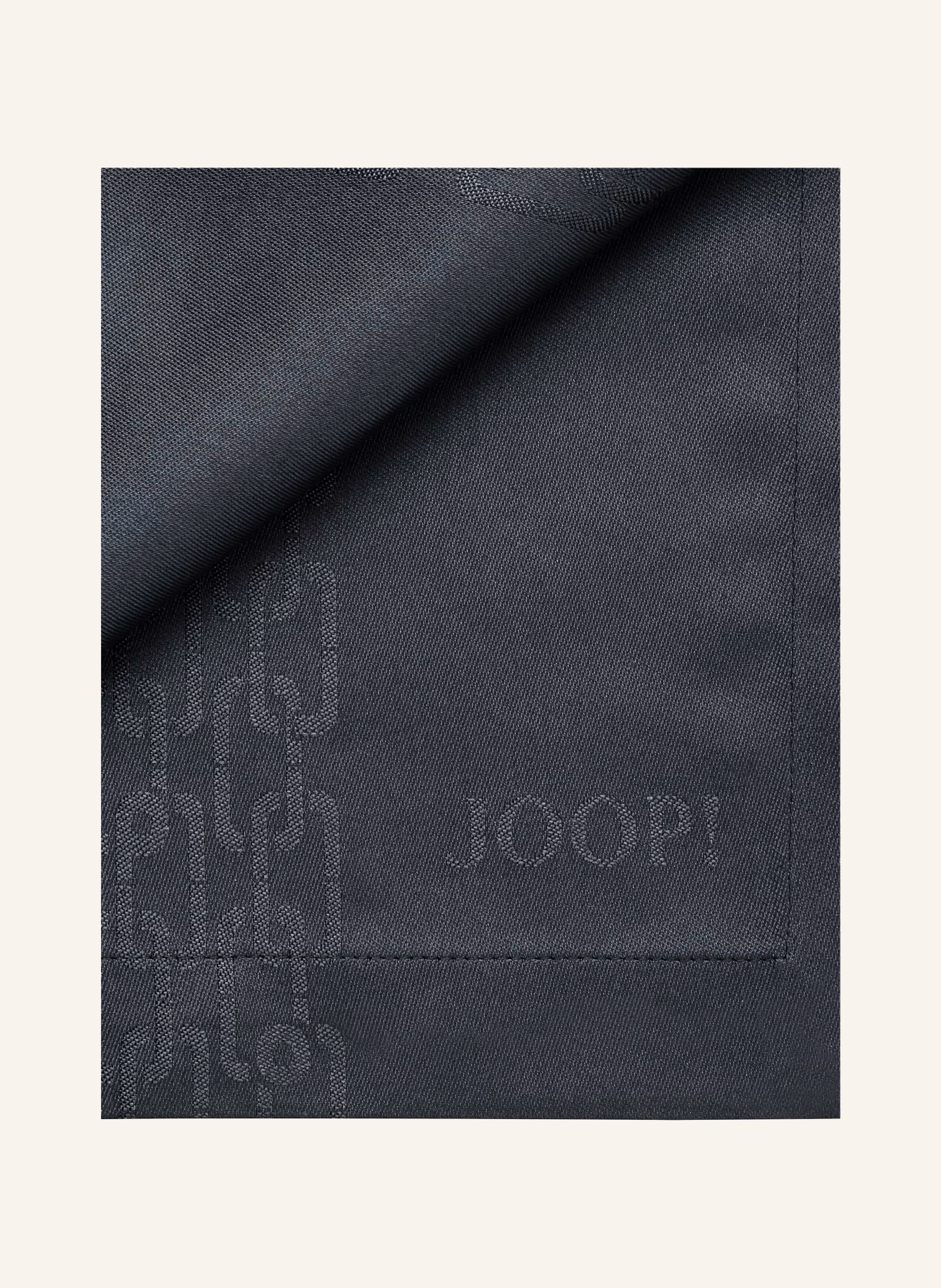 JOOP! 2-częściowy zestaw serwetek JOOP! CHAINS, Kolor: GRANATOWY (Obrazek 2)