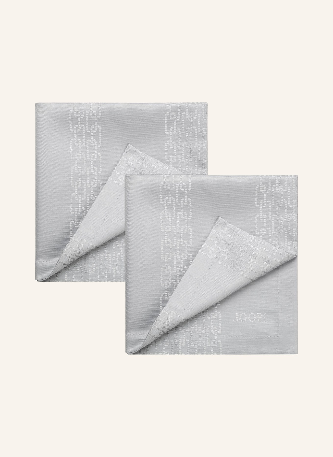 JOOP! Set of 2 napkins JOOP! CHAINS, Color: SILVER (Image 1)