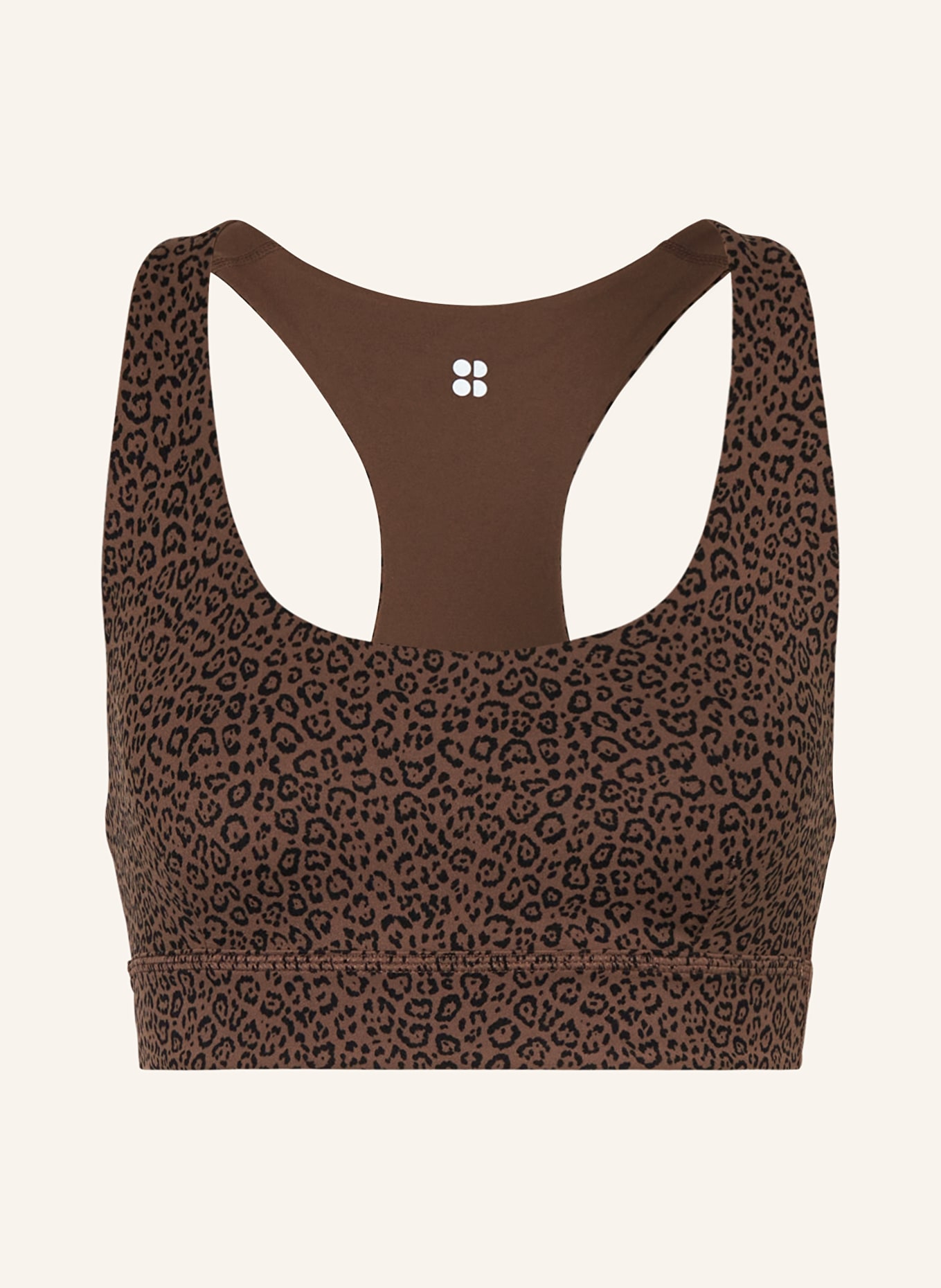 Sweaty Betty Sports bra in brown/ black