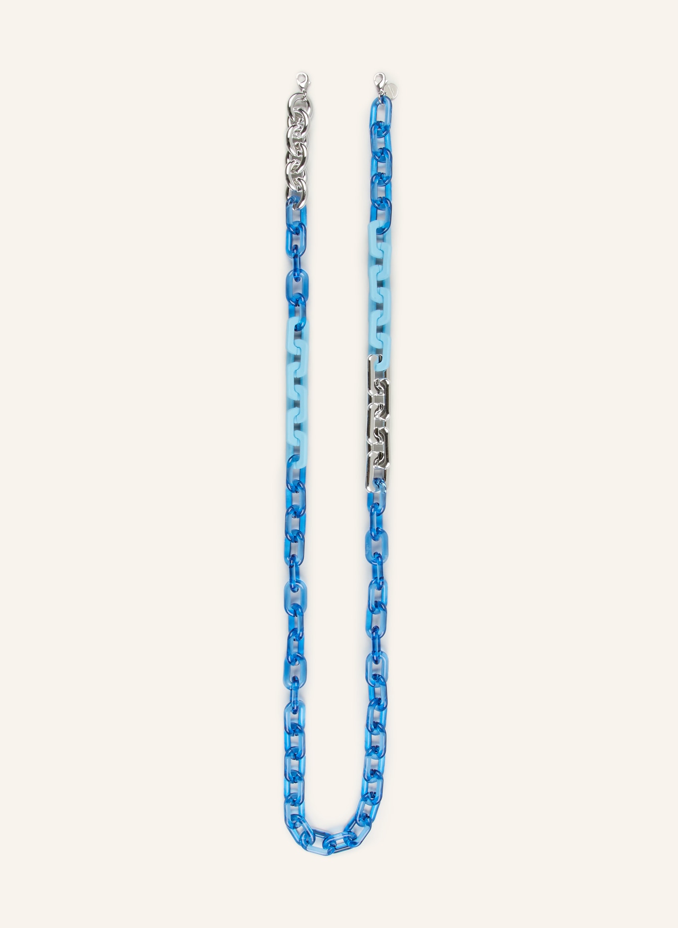 CHEEKY CHAIN MUNICH Smartphone chain FUNKY, Color: BLACK/ LIGHT BLUE/ SILVER (Image 1)