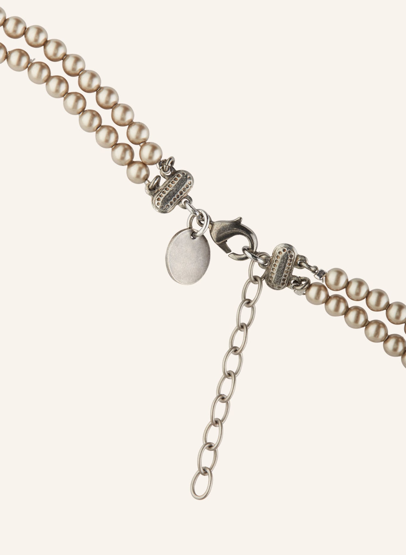 Seenberg Necklace, Color: BEIGE/ GOLD (Image 2)