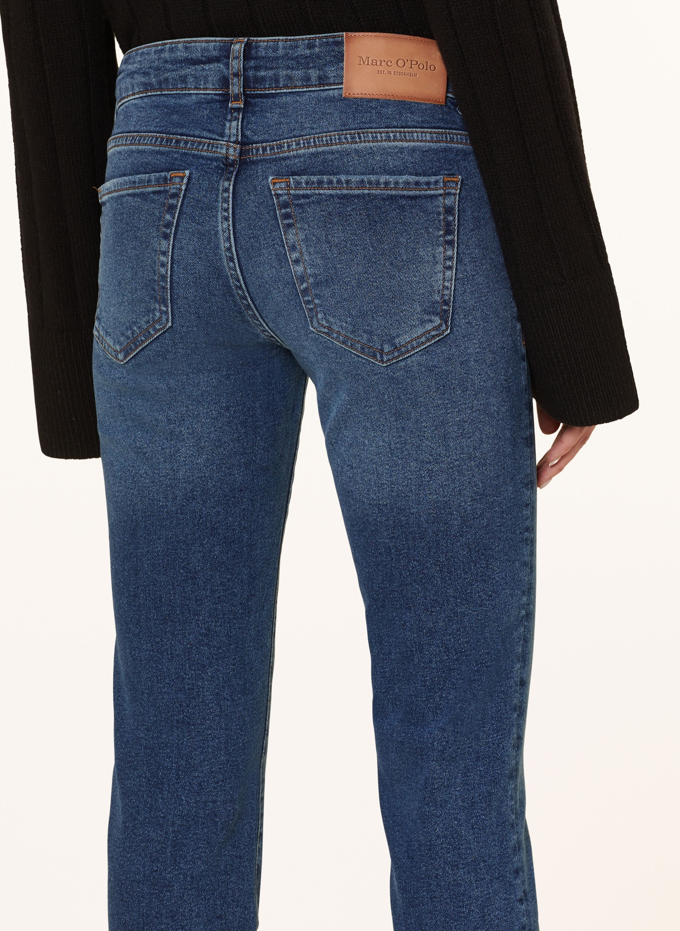 Marc O'Polo Straight jeans, Color: 075 Authentic mid blue wash (Image 5)
