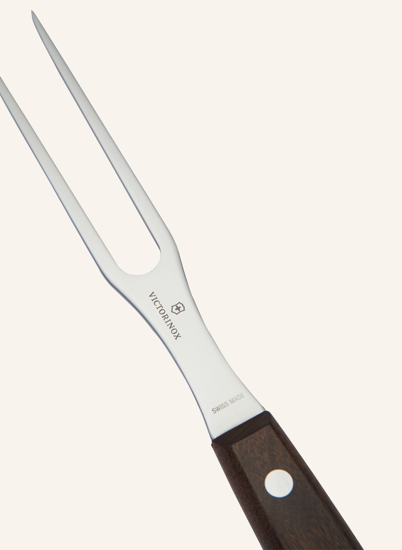 VICTORINOX Carving fork WOOD, Color: DARK BROWN (Image 2)