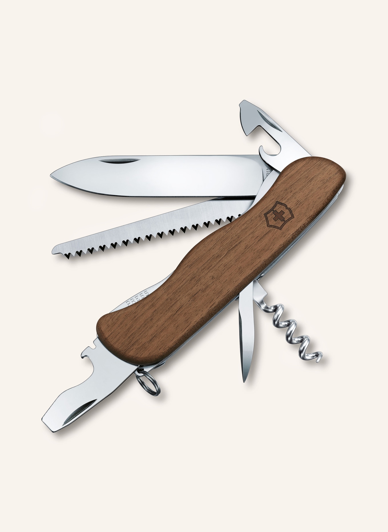 VICTORINOX Pocket knife FORESTER WOOD, Color: BROWN (Image 1)
