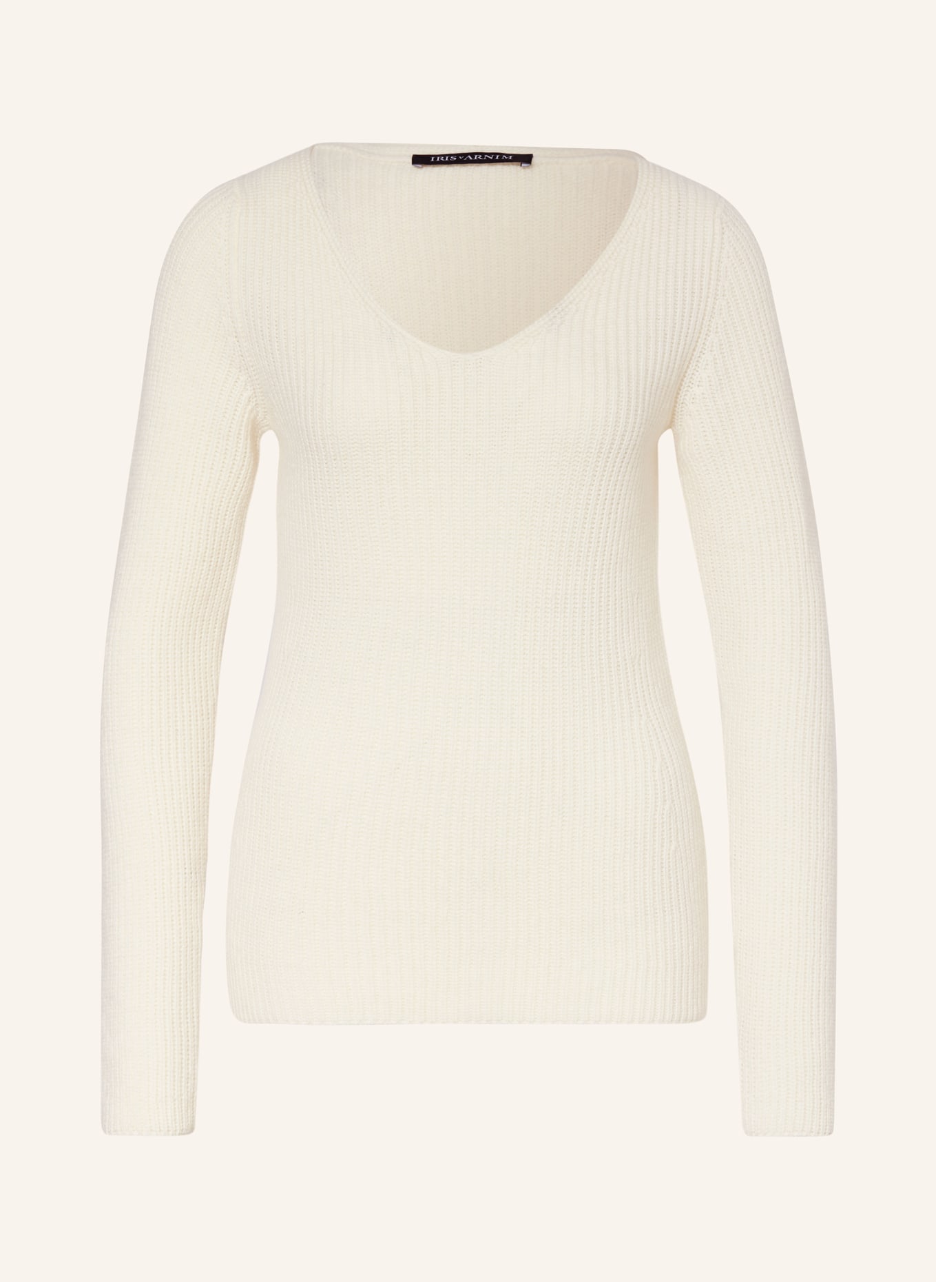 IRIS von ARNIM Cashmere sweater FLORETTA, Color: ECRU (Image 1)