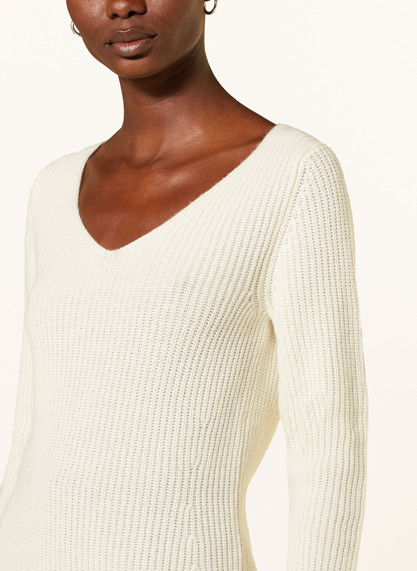 IRIS von ARNIM Cashmere sweater FLORETTA, Color: ECRU (Image 4)