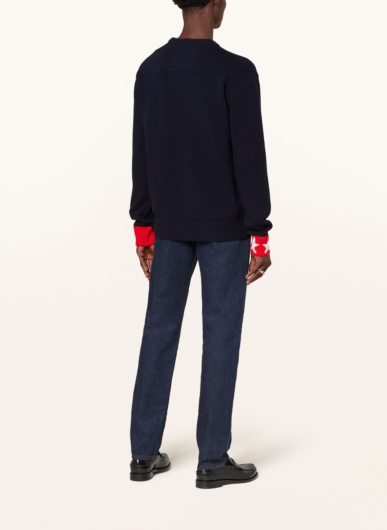GIVENCHY Sweater, Color: DARK BLUE/ WHITE/ RED (Image 3)