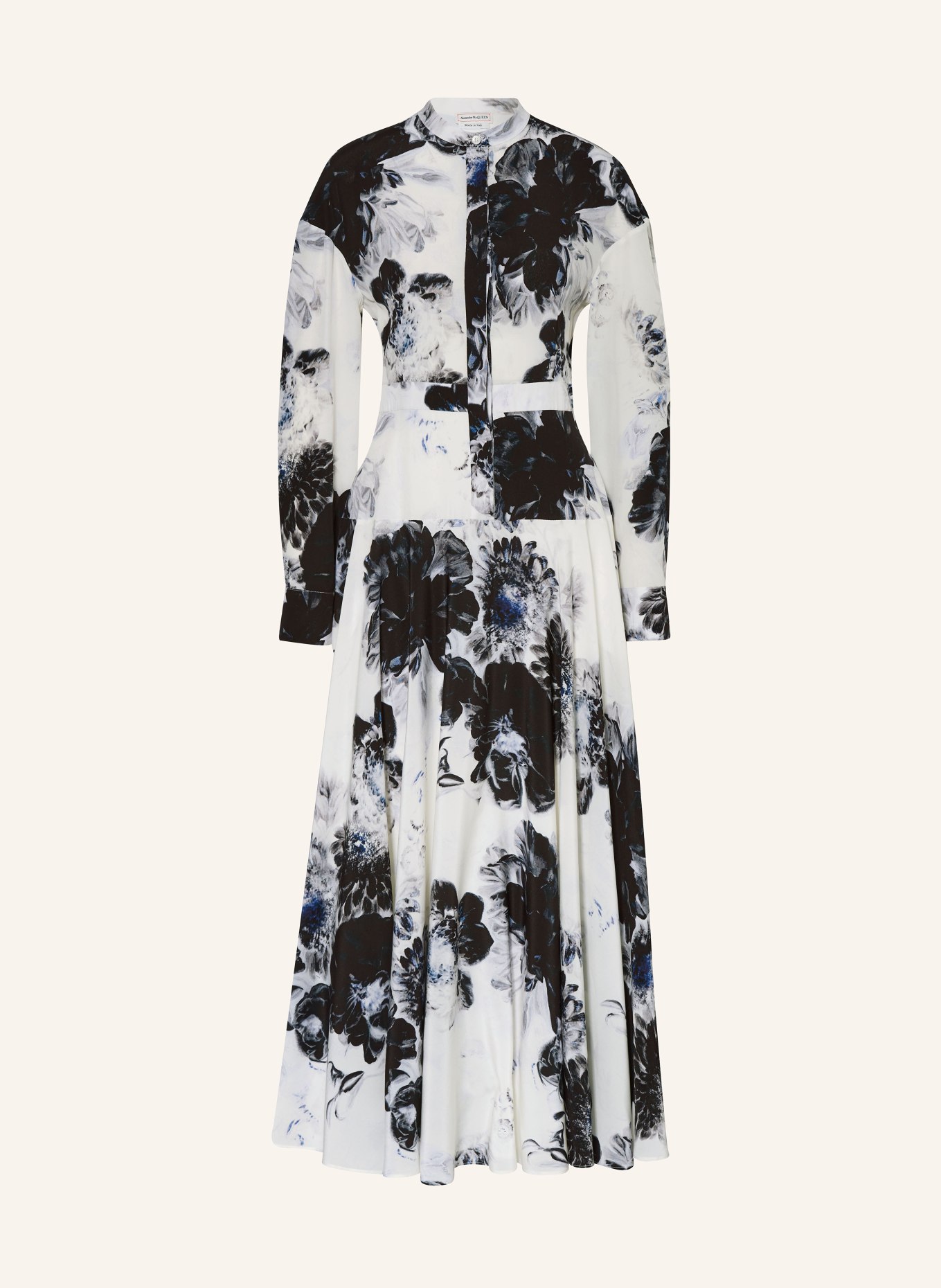 Alexander McQUEEN Dress, Color: WHITE/ BLACK/ BLUE (Image 1)