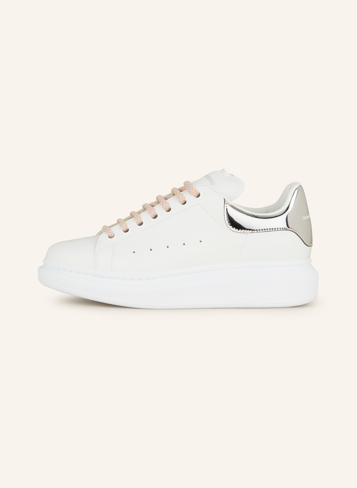 Alexander McQUEEN Sneakers, Color: WHITE/ SILVER (Image 4)