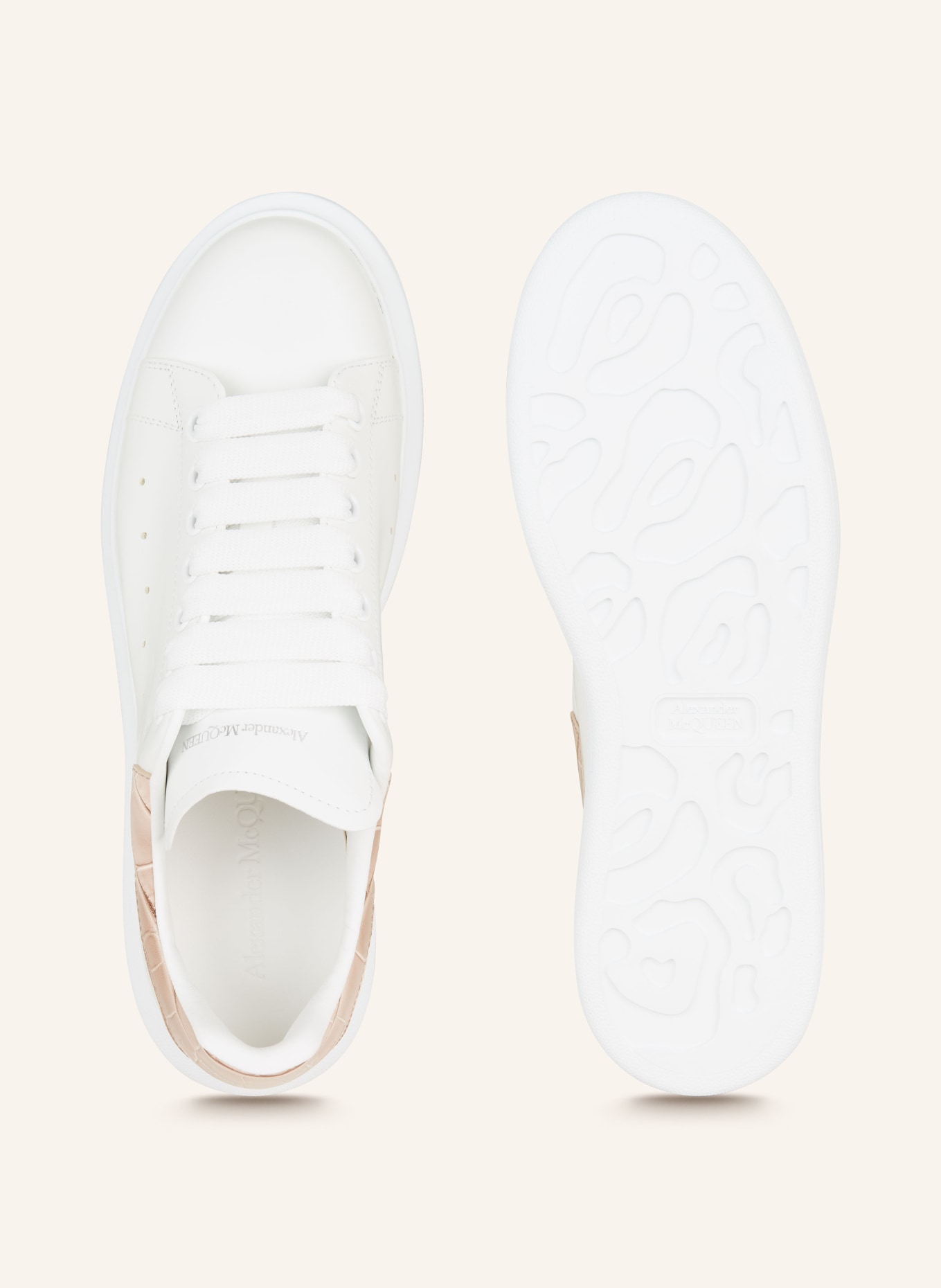 Alexander McQUEEN Sneakers, Color: WHITE/ CAMEL (Image 5)