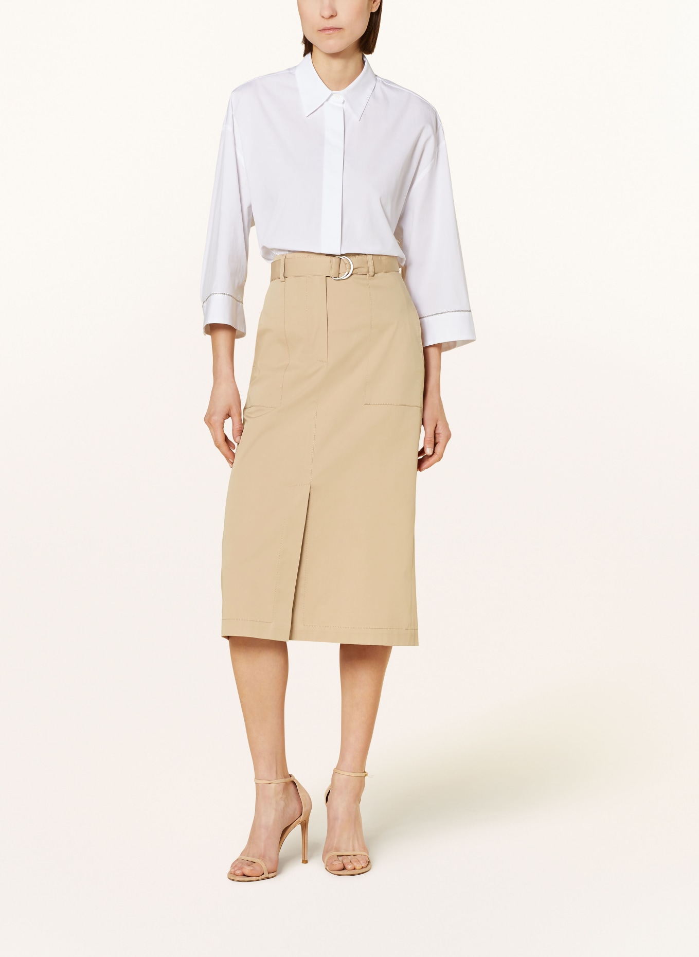 PESERICO Skirt, Color: BEIGE (Image 2)