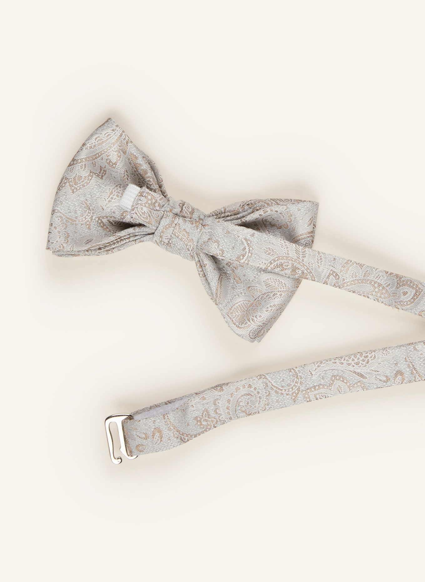 WILVORST Set: Bow tie and pocket square, Color: LIGHT BROWN (Image 3)