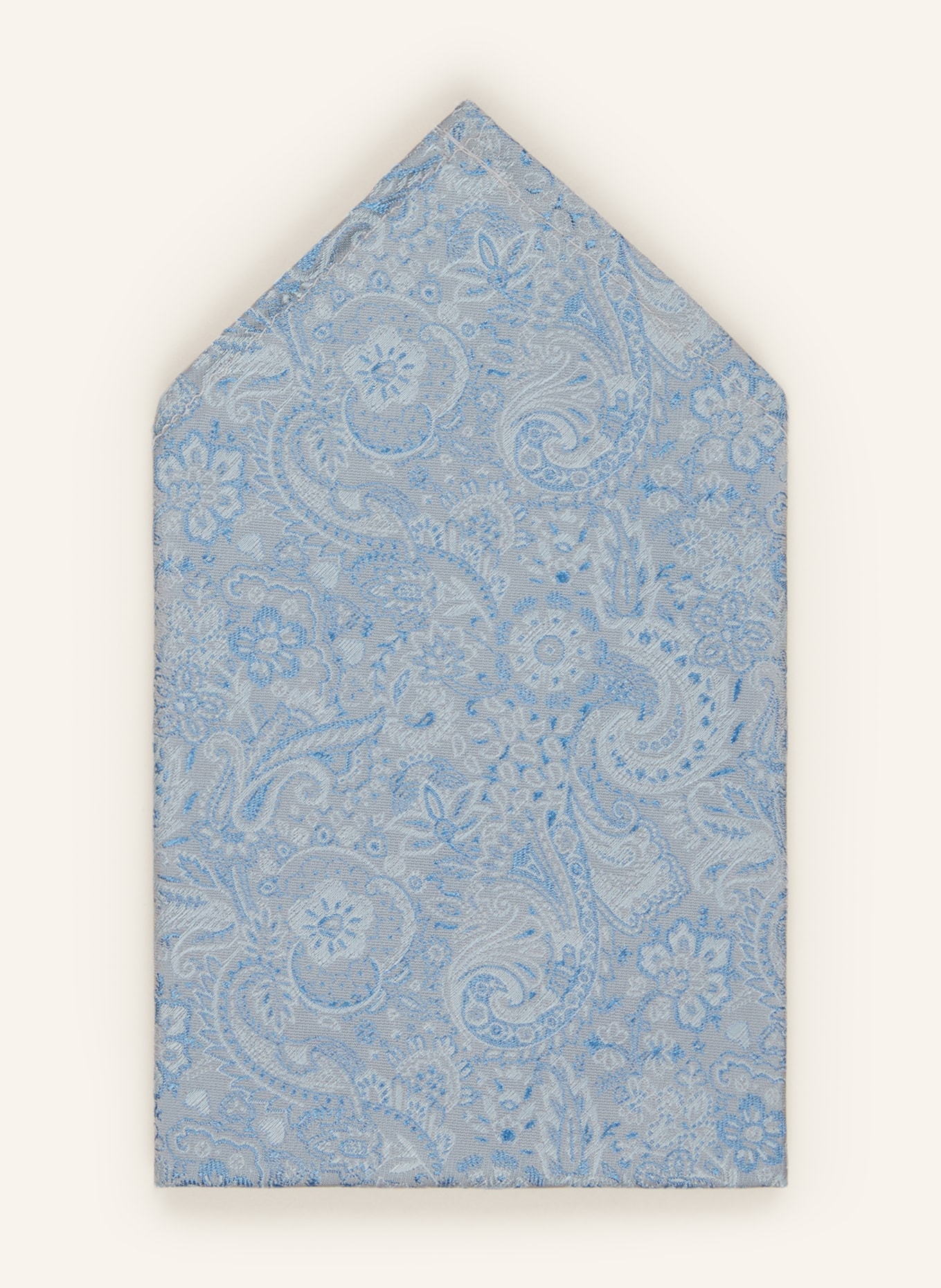 WILVORST Set: Bow tie and pocket square, Color: LIGHT BLUE (Image 4)