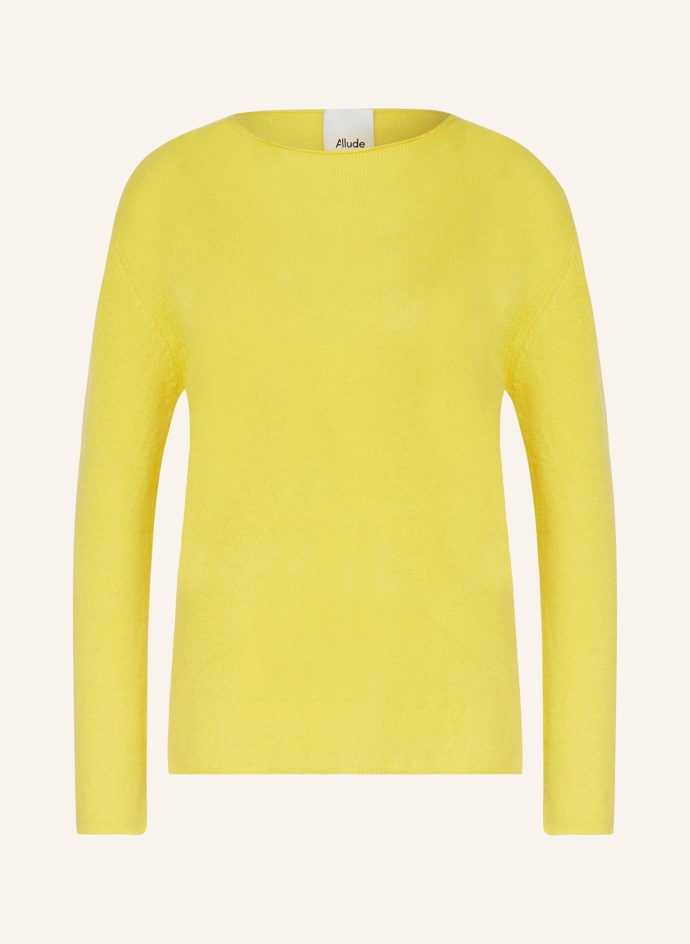 ALLUDE Cashmere sweater, Color: YELLOW (Image 1)