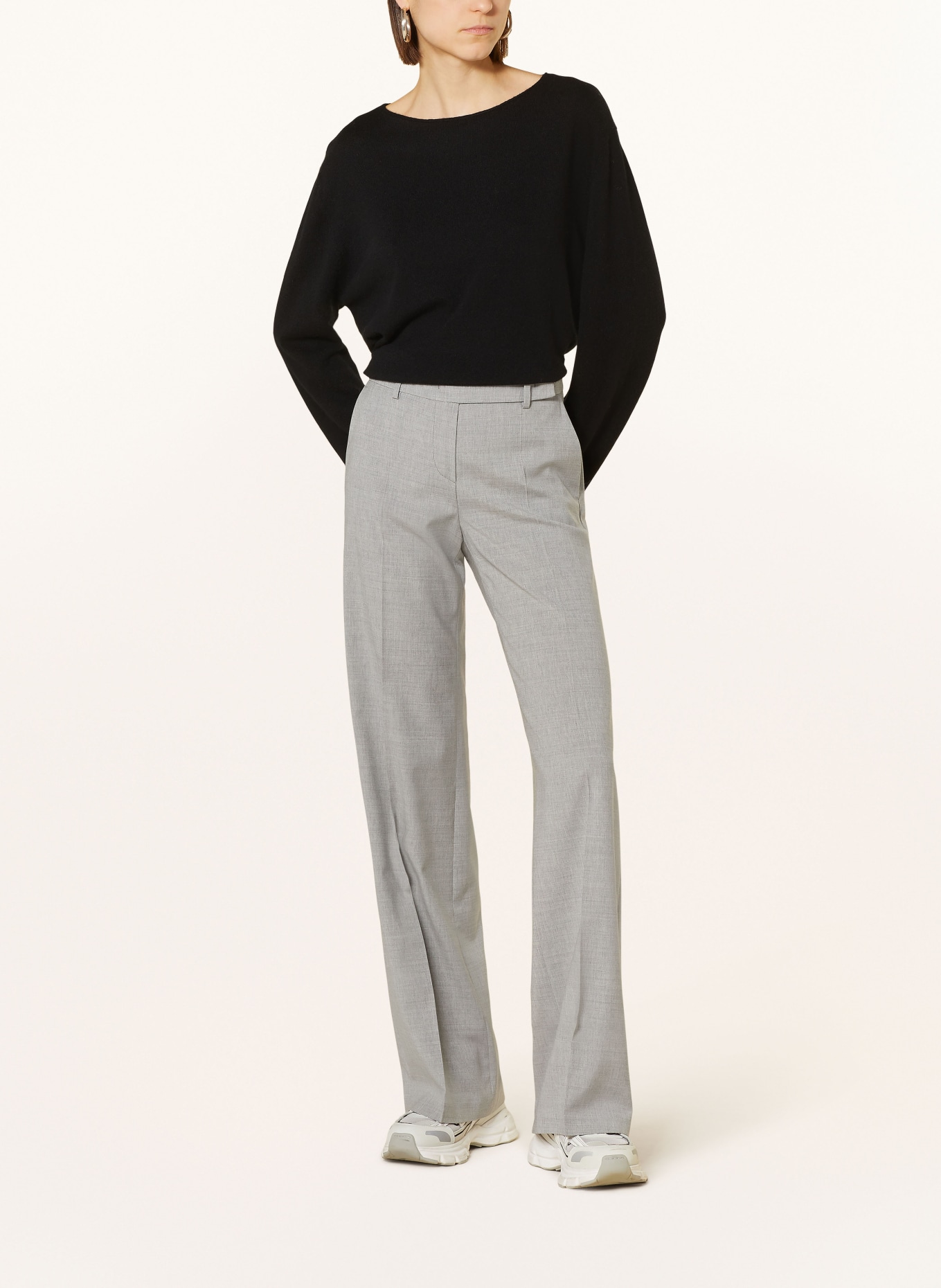 ALLUDE Cashmere sweater, Color: BLACK (Image 2)