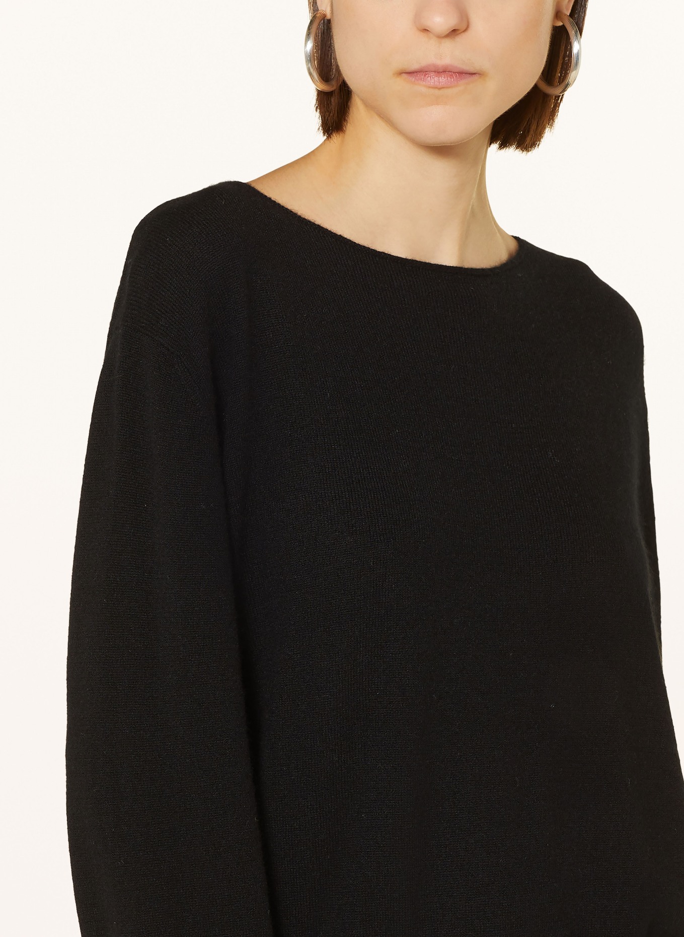 ALLUDE Cashmere sweater, Color: BLACK (Image 4)
