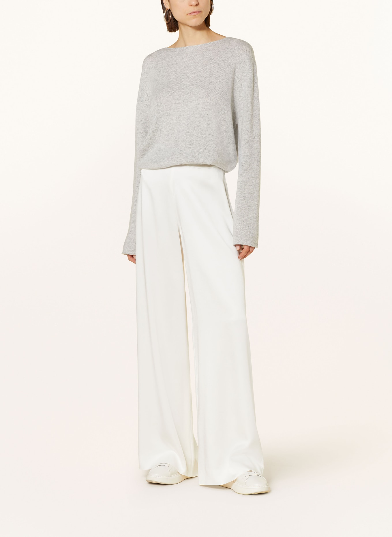 ALLUDE Cashmere-Pullover, Farbe: HELLGRAU (Bild 2)