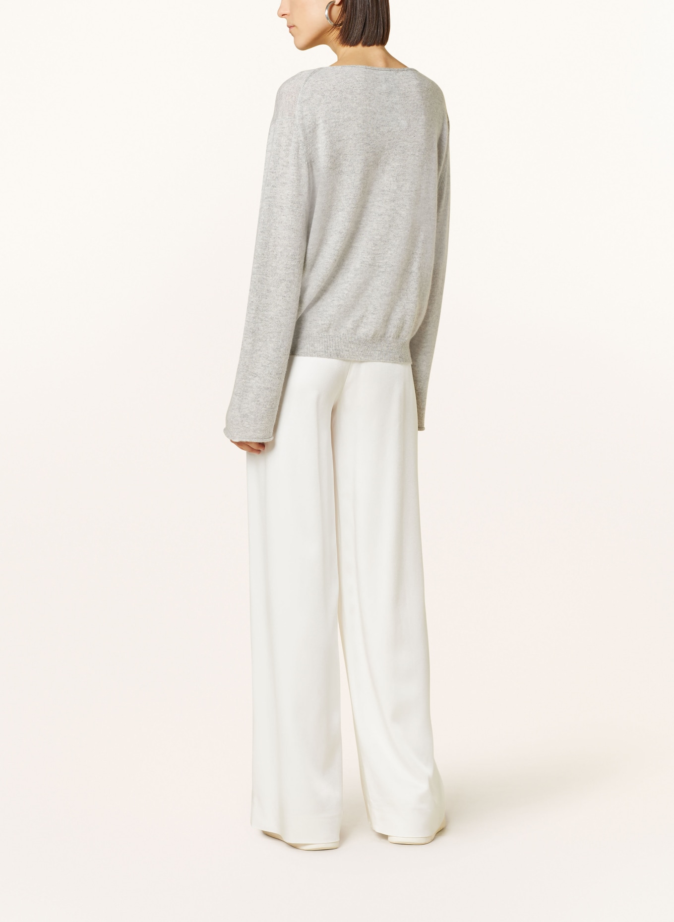 ALLUDE Cashmere-Pullover, Farbe: HELLGRAU (Bild 3)