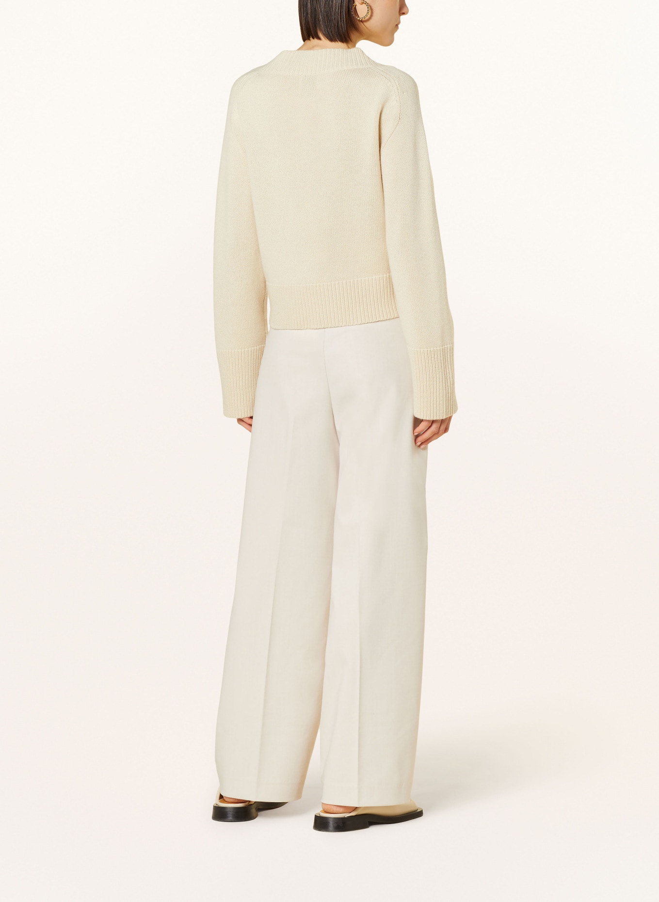 ALLUDE Cashmere-Pullover, Farbe: CREME (Bild 3)