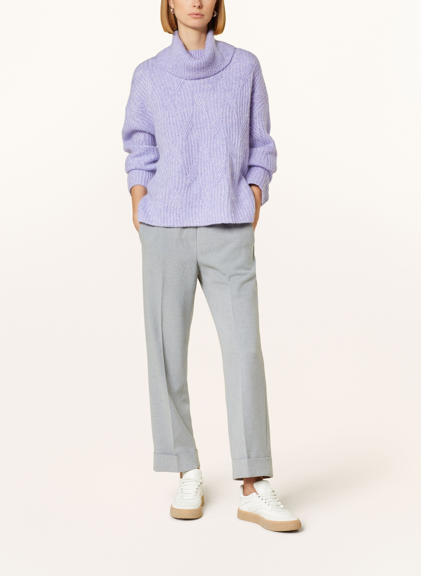 OPUS Turtleneck sweater PAKYA, Color: PURPLE (Image 2)