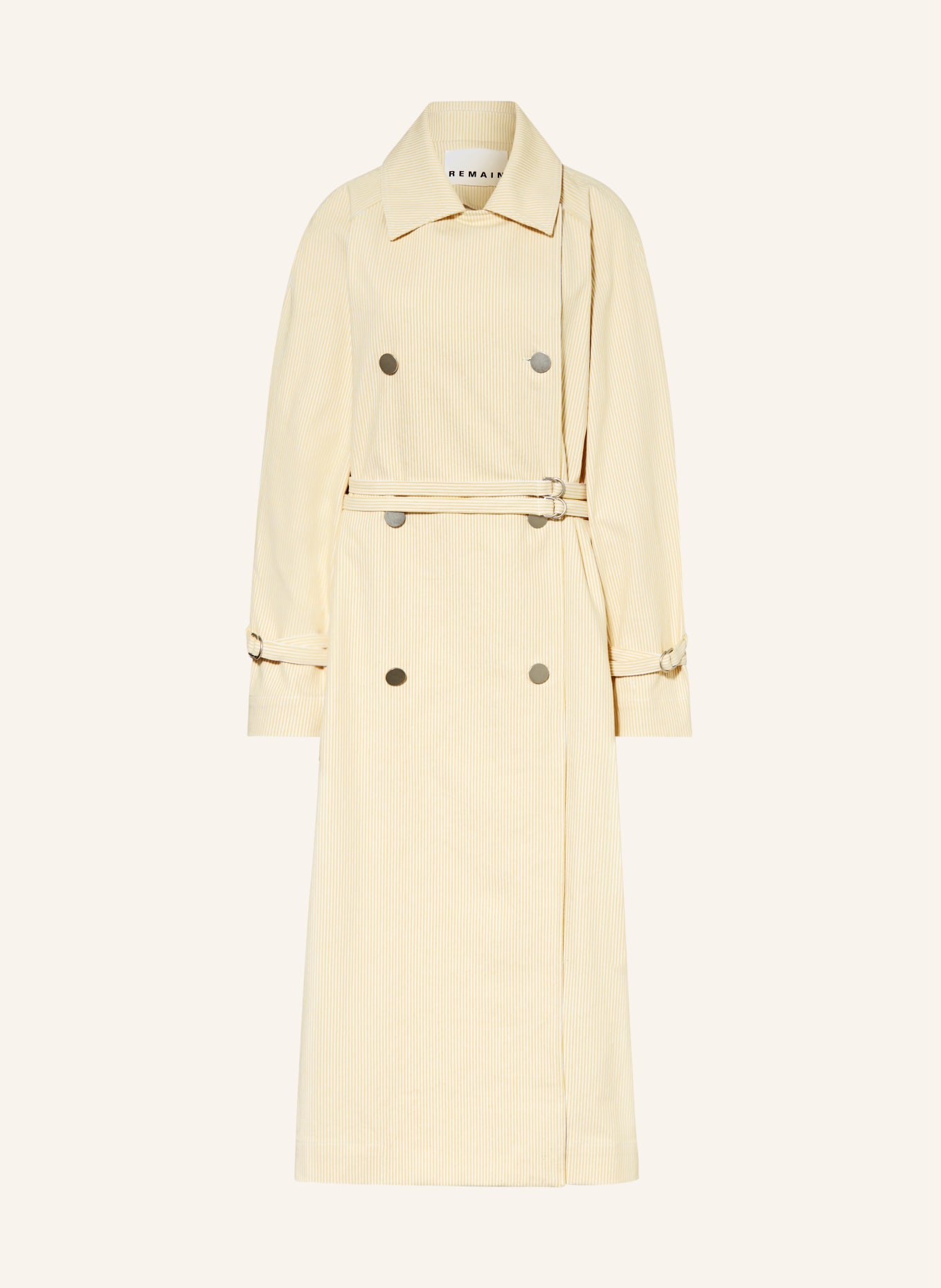 REMAIN Coat, Color: YELLOW/ WHITE (Image 1)