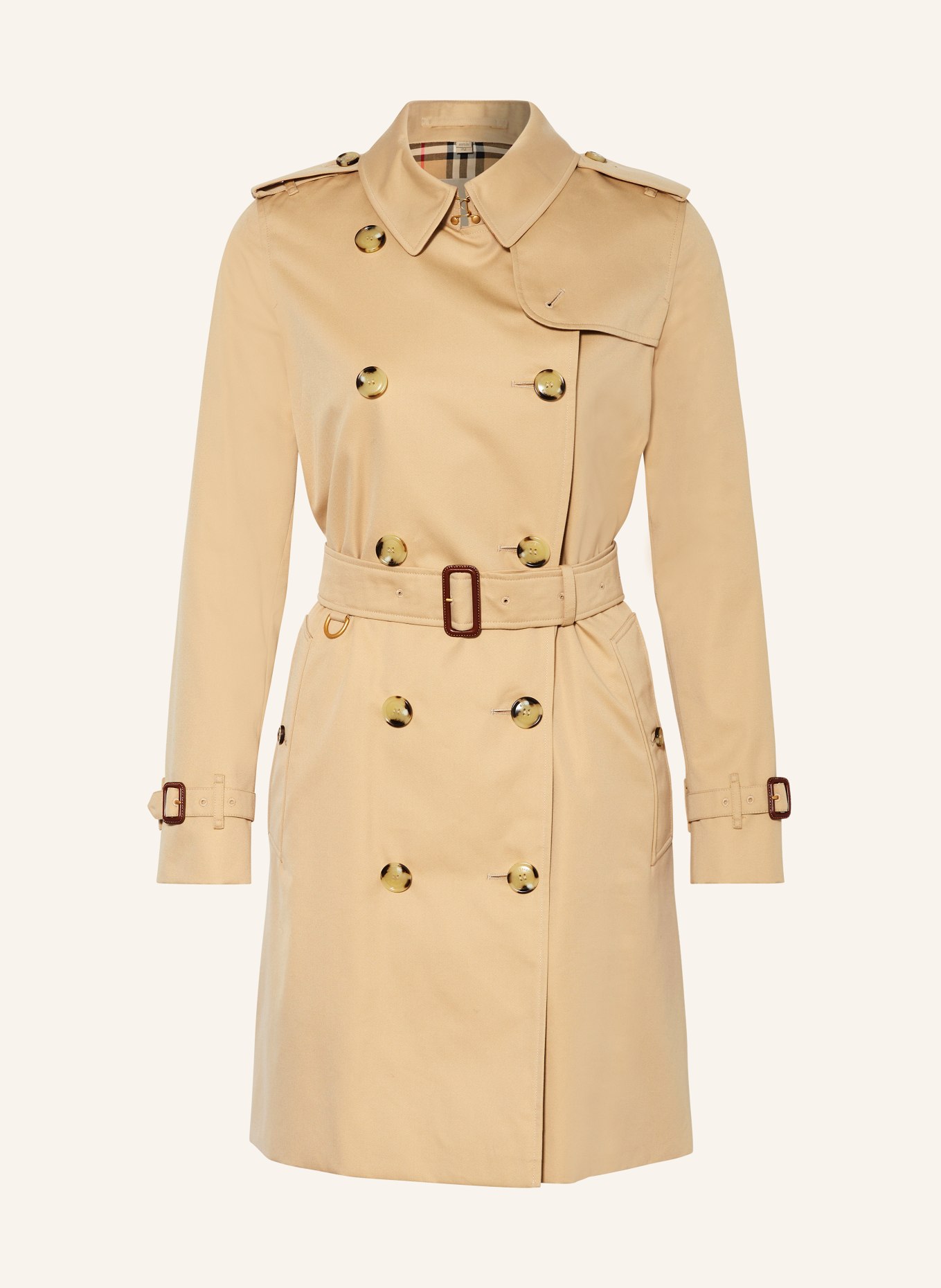 BURBERRY Trench coat KENSINGTON, Color: BEIGE (Image 1)