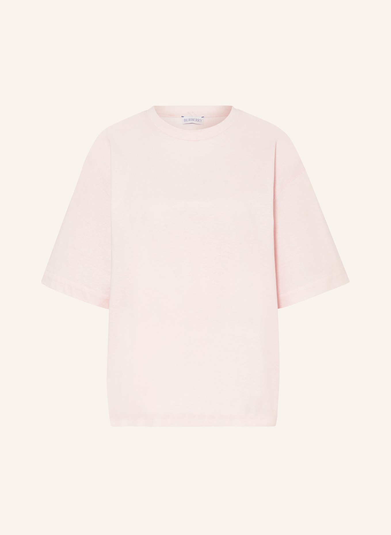 BURBERRY Cropped tričko MILLEPOINT, Barva: RŮŽOVÁ (Obrázek 1)
