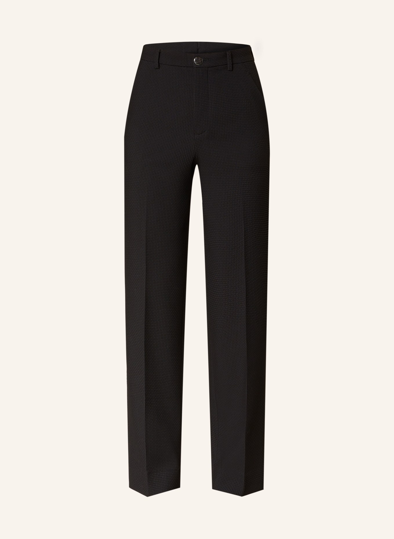 VANILIA Wide leg trousers, Color: BLACK (Image 1)