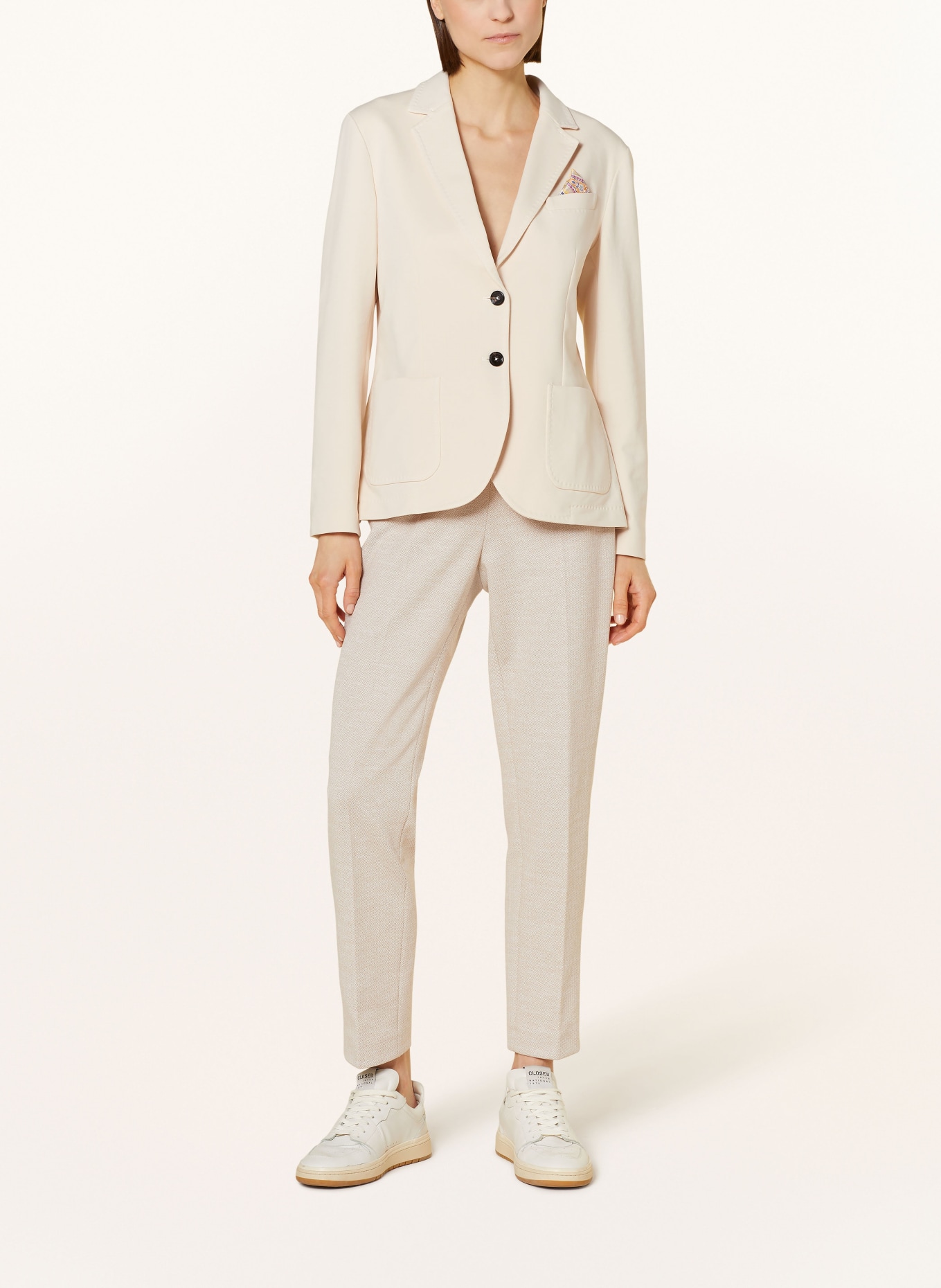 CIRCOLO 1901 Jersey blazer, Color: CREAM (Image 2)