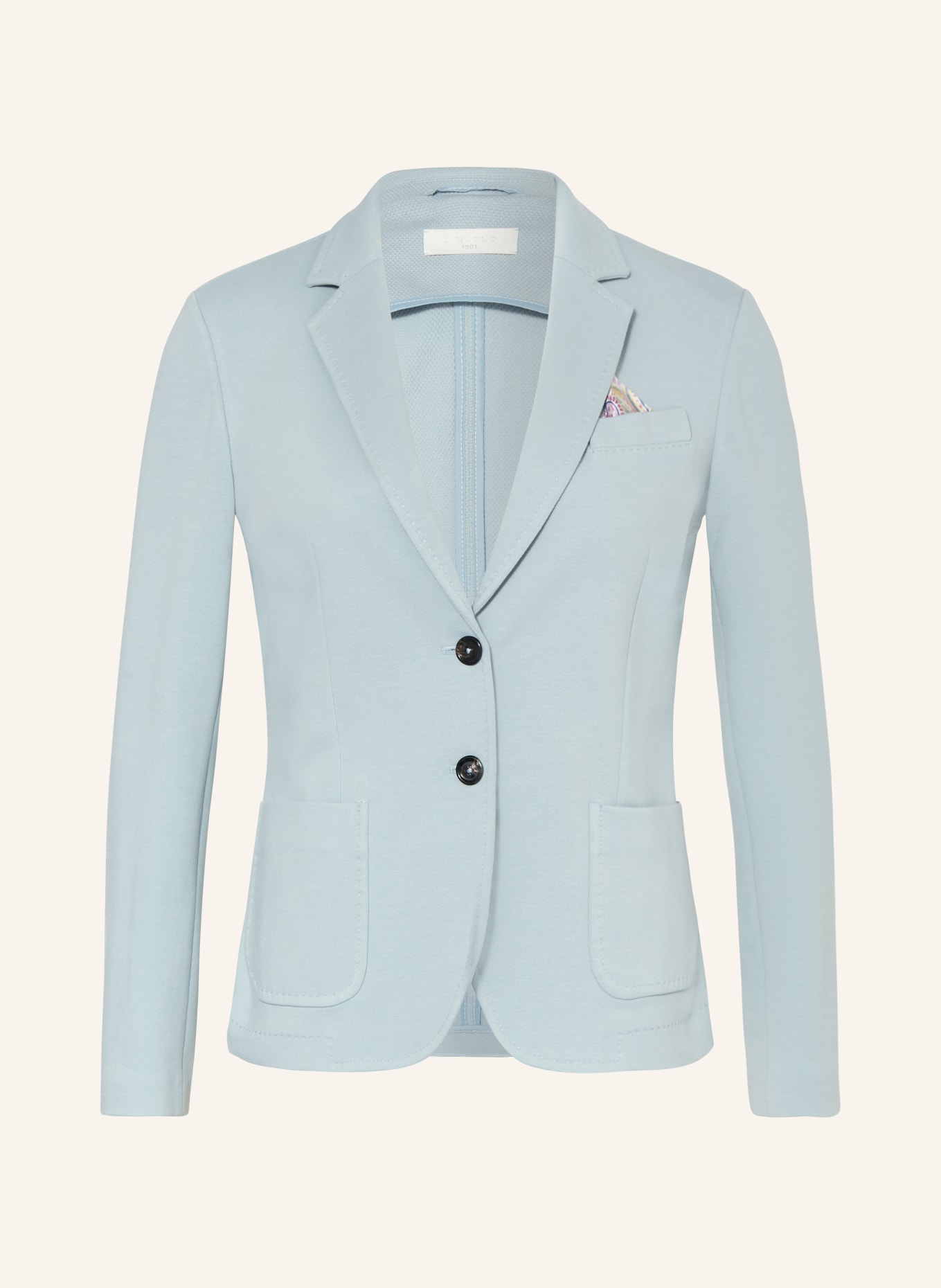 CIRCOLO 1901 Jersey blazer, Color: LIGHT BLUE (Image 1)