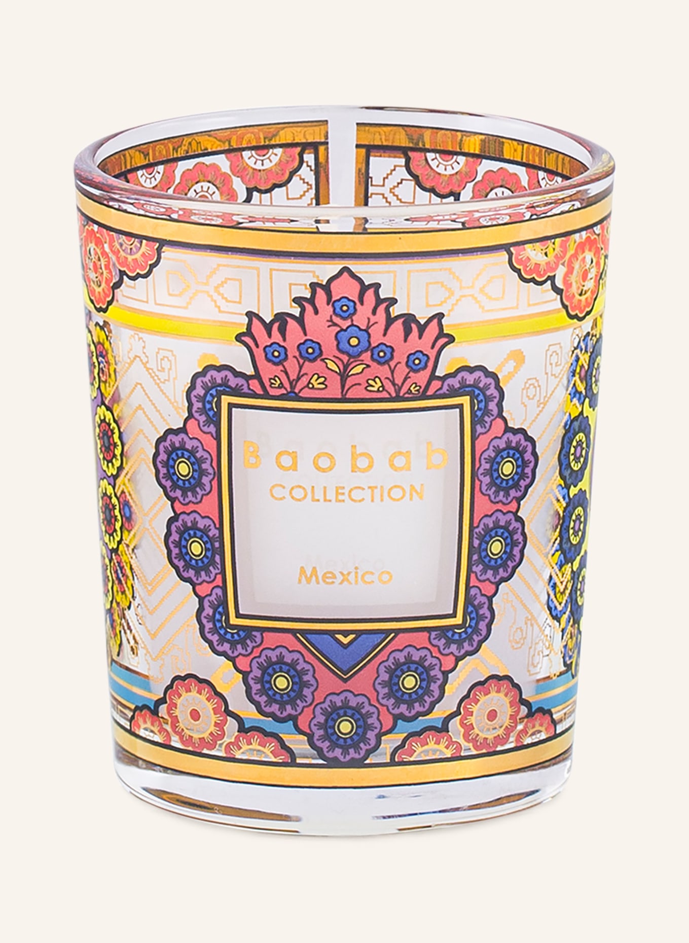 Baobab COLLECTION 3er-Set Duftkerzen TRIO TRAVEL mit Geschenkbox: WEISS / GOLD / ROT