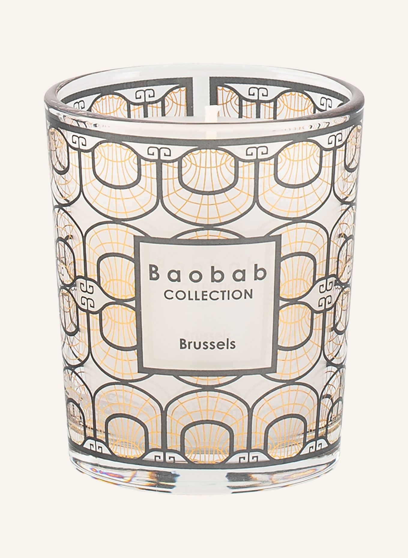 Baobab COLLECTION 3er-Set Duftkerzen TRIO TRAVEL mit Geschenkbox: GOLD / GELB / ORANGE