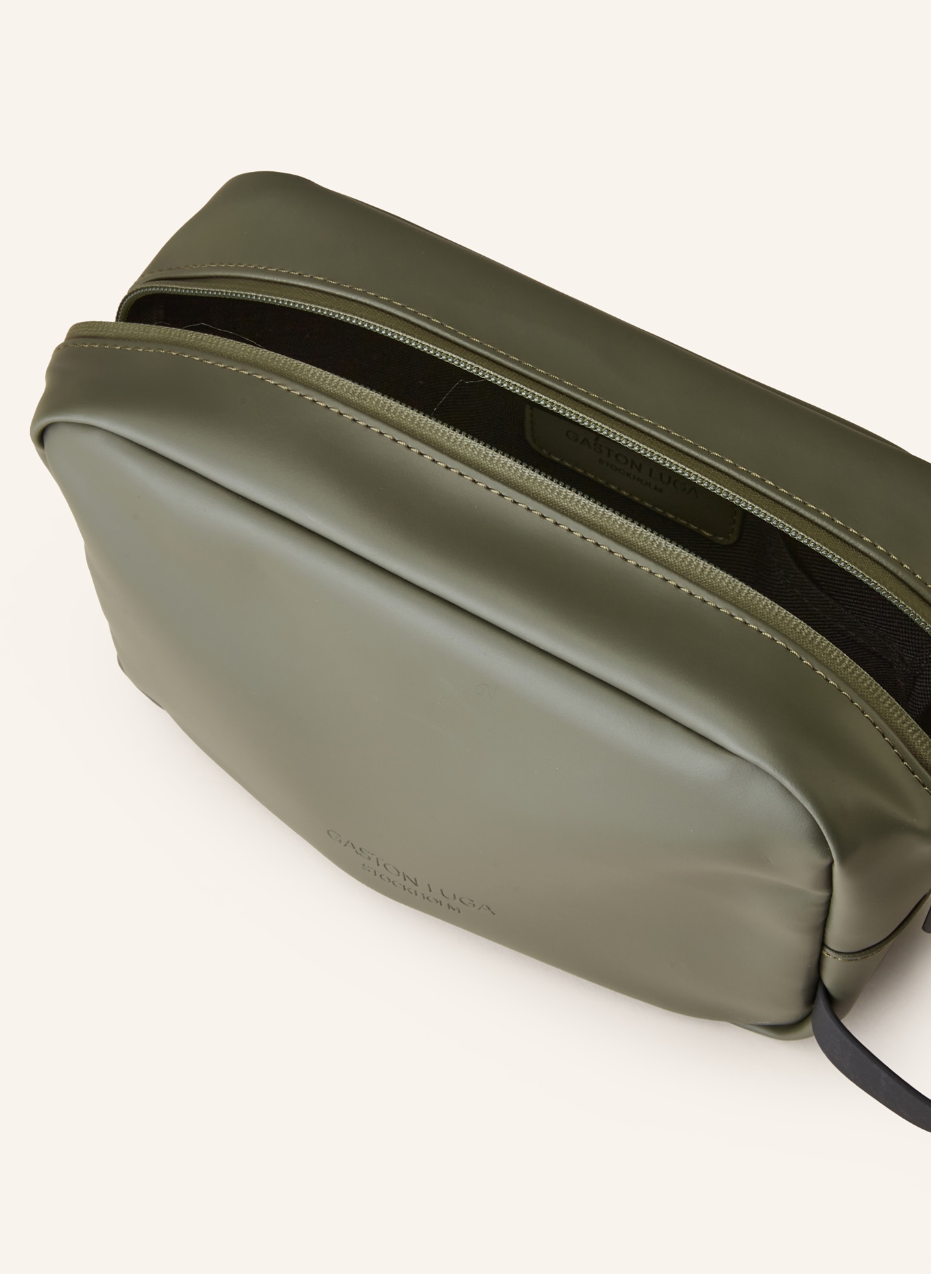 GASTON LUGA Kosmetiktasche SPLÄSH: OLIV