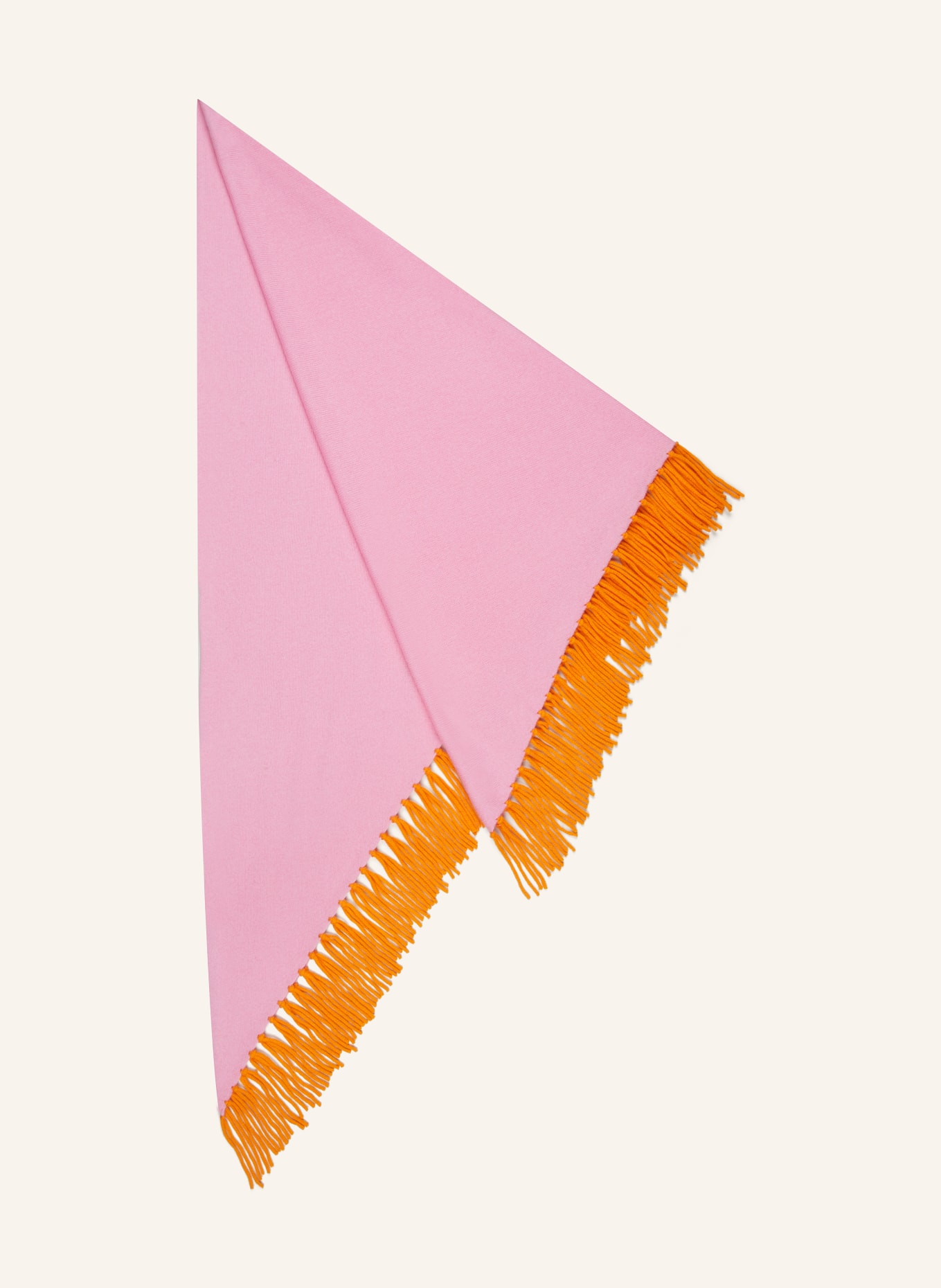 HERZEN'S ANGELEGENHEIT Schal mit Cashmere, Farbe: ROSA/ ORANGE (Bild 1)