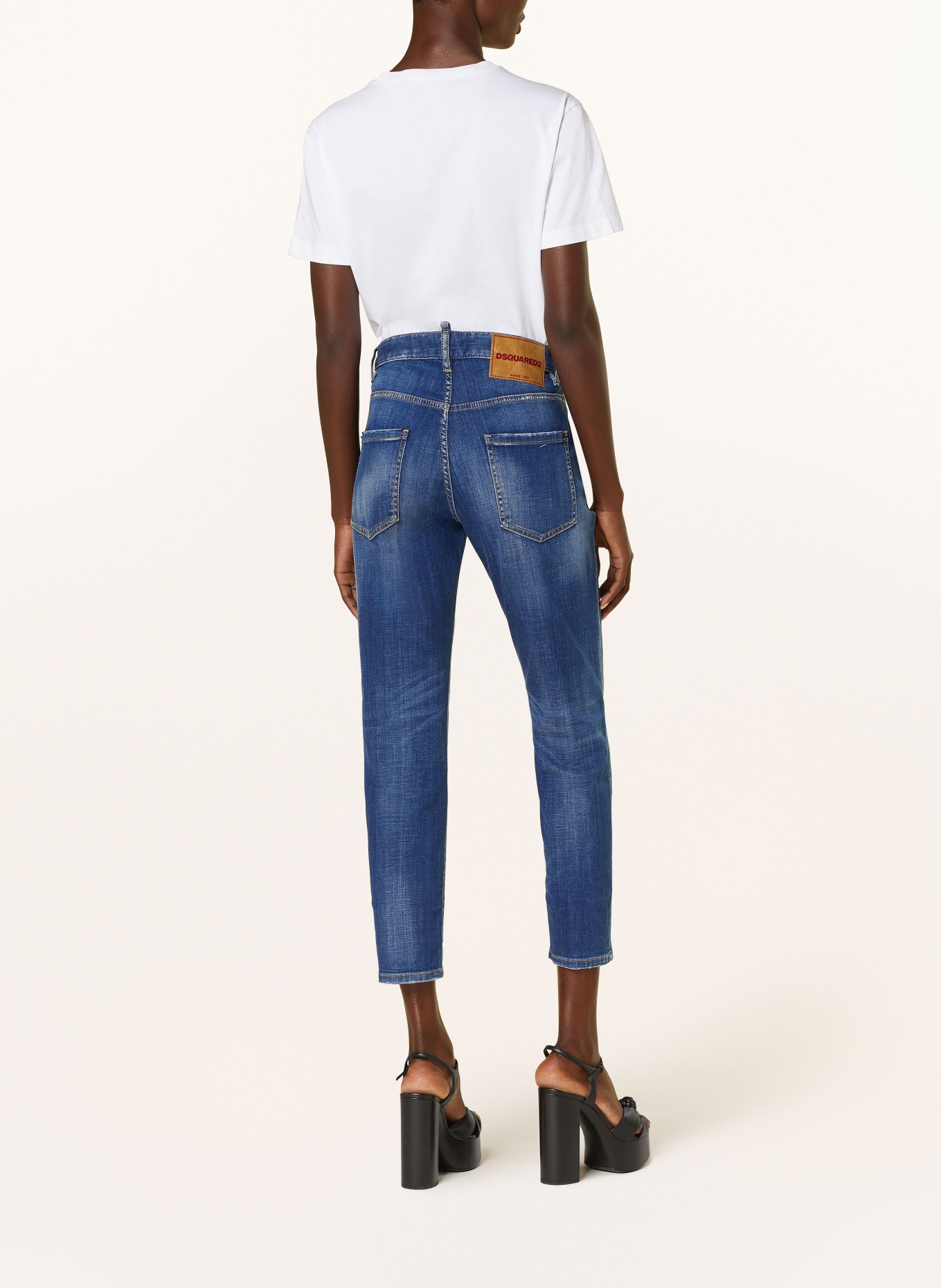DSQUARED2 Skinny jeans COOL GIRL, Color: 470 NAVY BLUE (Image 3)