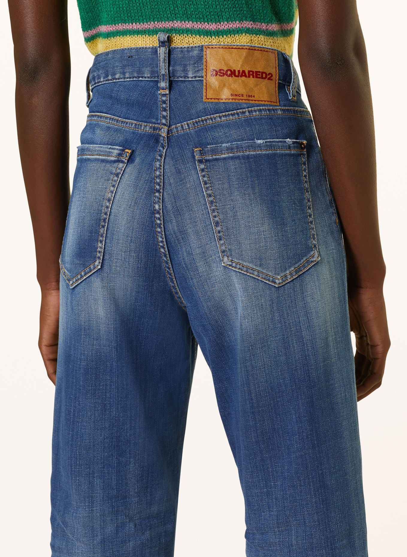 DSQUARED2 7/8 jeans BOSTON, Color: 470 NAVY BLUE (Image 5)