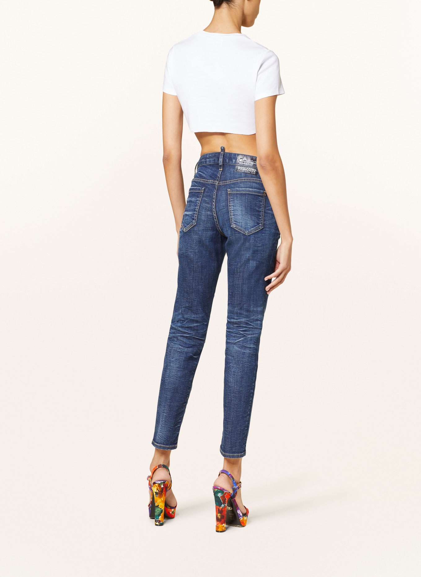 DSQUARED2 Skinny jeans JENNIFER, Color: 470 NAVY BLUE (Image 3)