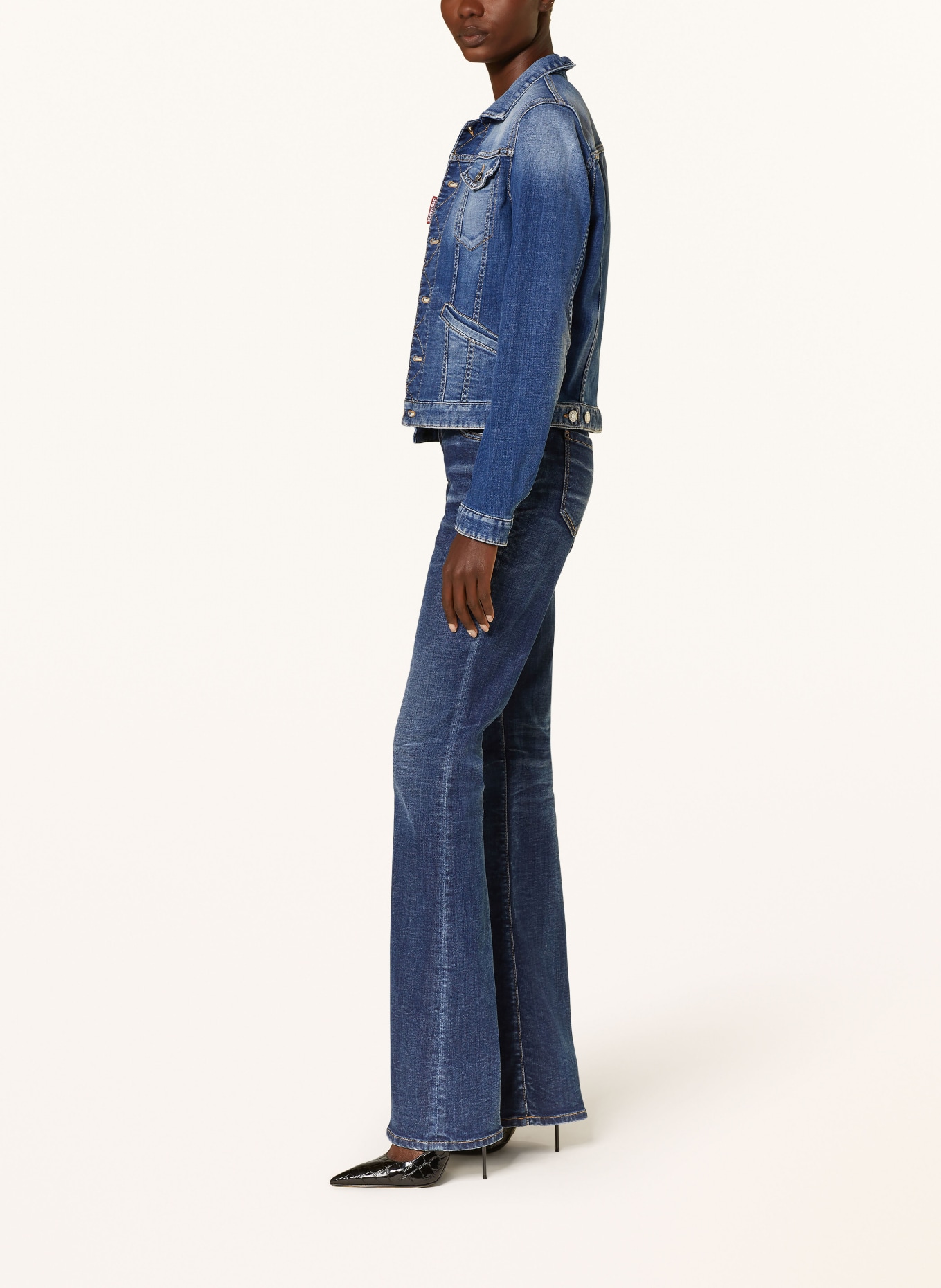 DSQUARED2 Flared jeans, Color: 470 NAVY BLUE (Image 4)