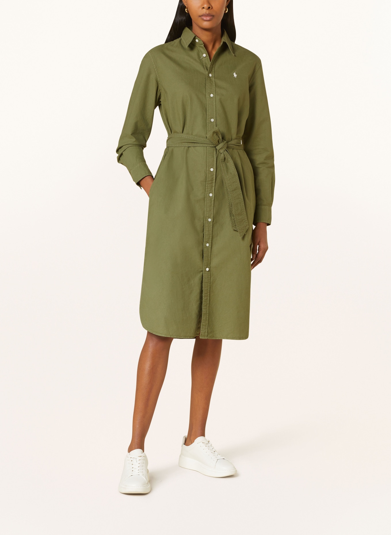 POLO RALPH LAUREN Shirt dress, Color: OLIVE (Image 2)