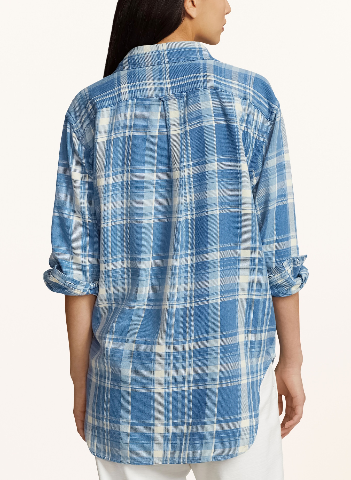 POLO RALPH LAUREN Bluse, Farbe: BLAU/ HELLBLAU/ WEISS (Bild 3)