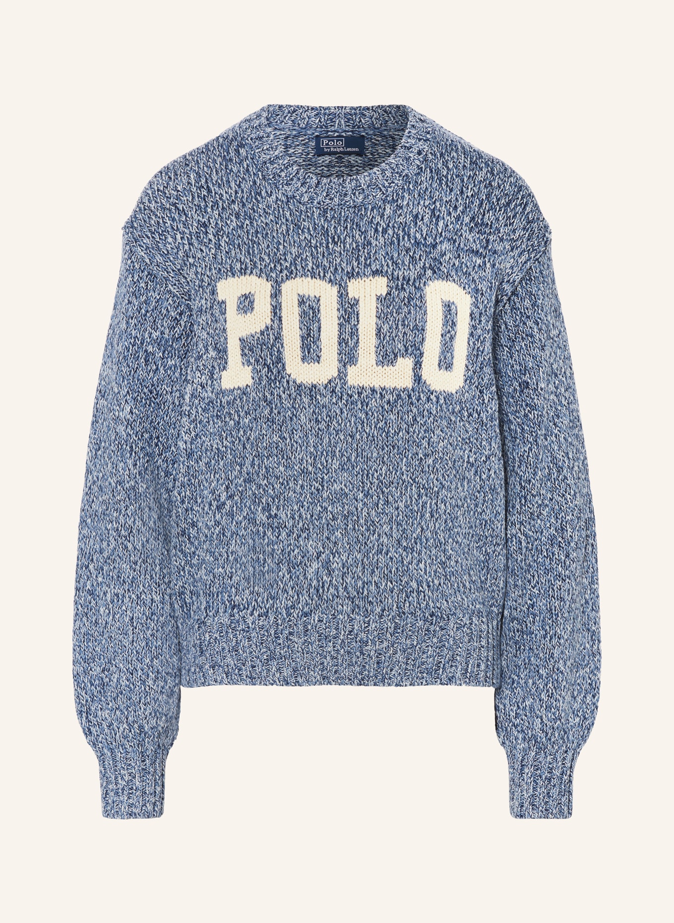 POLO RALPH LAUREN Sweater in blue/ light blue/ white