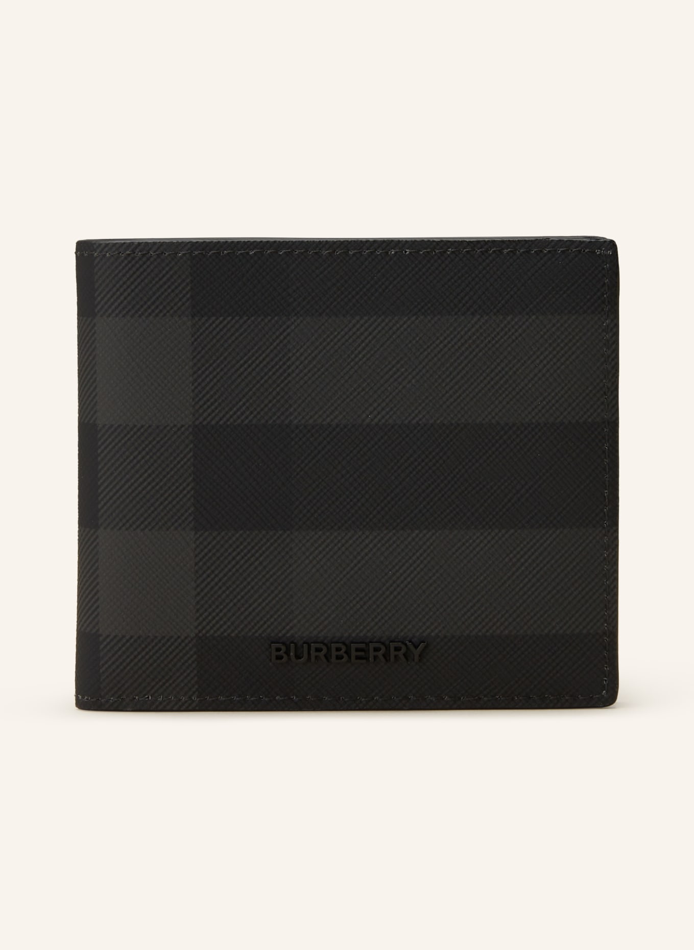 BURBERRY Wallet, Color: BLACK/ DARK GRAY (Image 1)