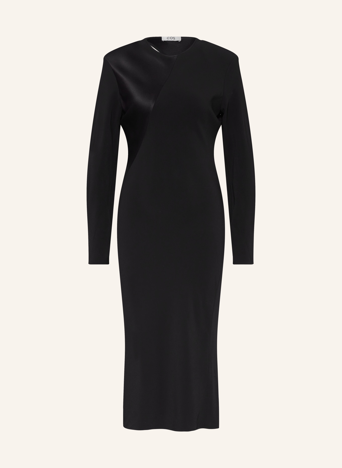 COS Dress with cut-out, Color: BLACK (Image 1)