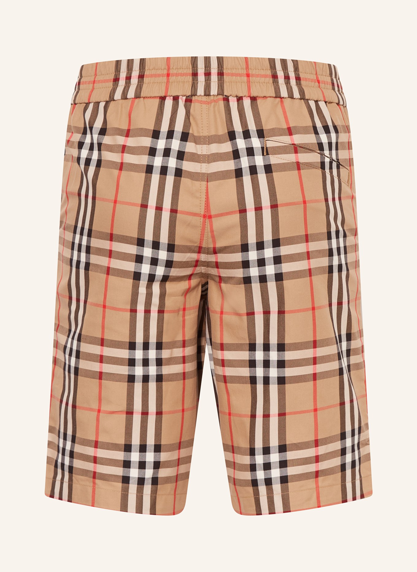 BURBERRY Shorts, Farbe: BEIGE/ SCHWARZ/ ROT (Bild 2)