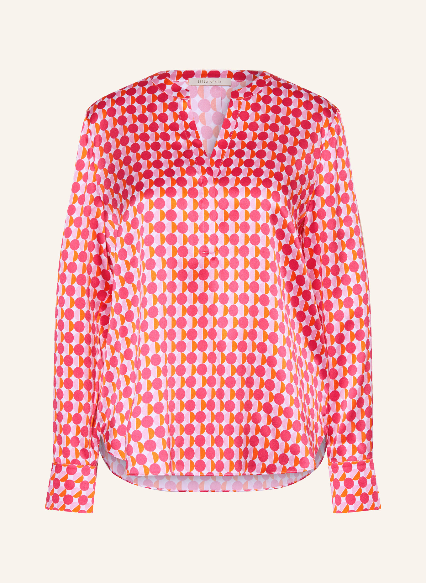 lilienfels Blusenshirt aus Seide, Farbe: PINK (Bild 1)