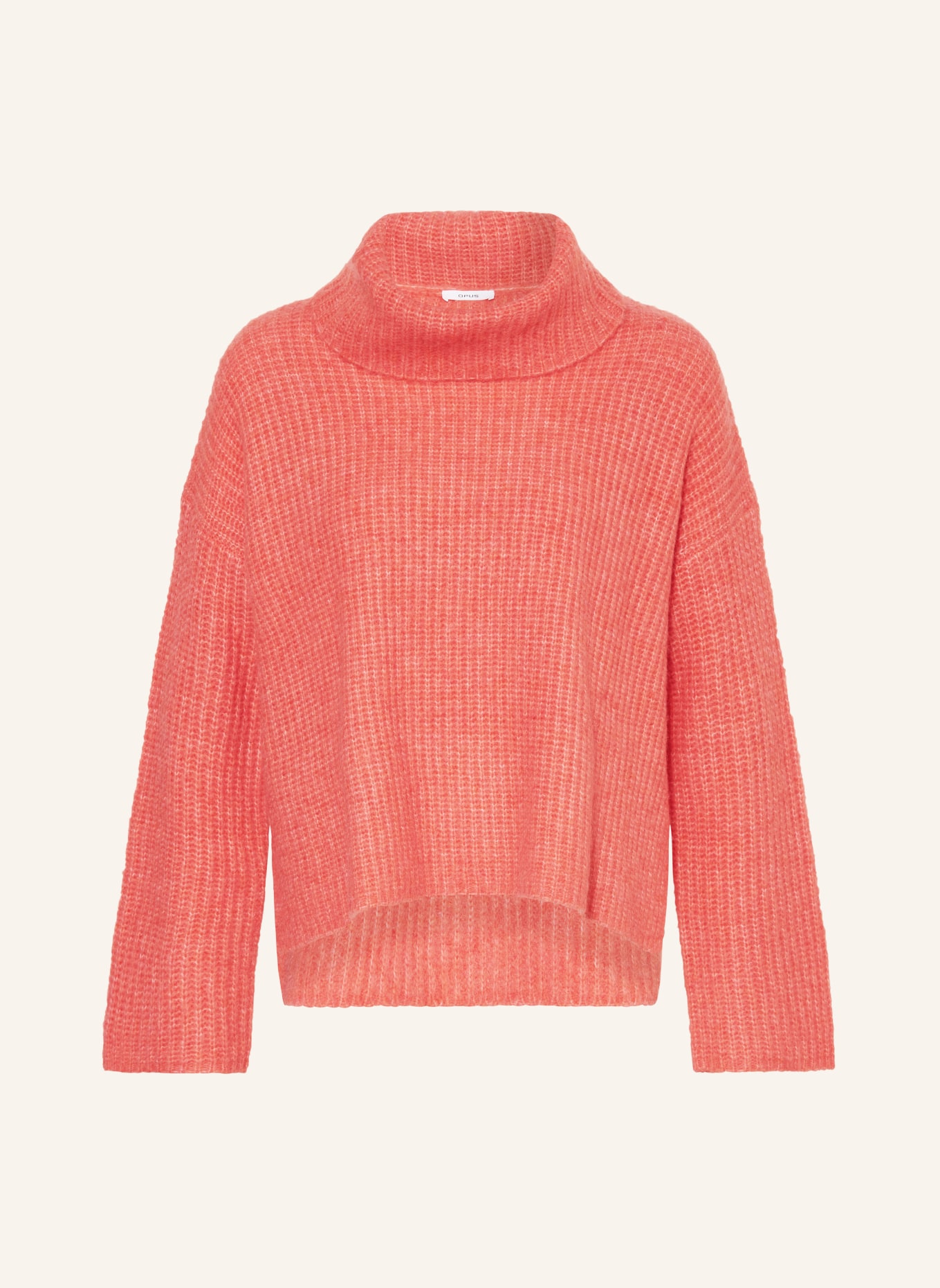 OPUS Turtleneck sweater PARJA, Color: LIGHT RED (Image 1)