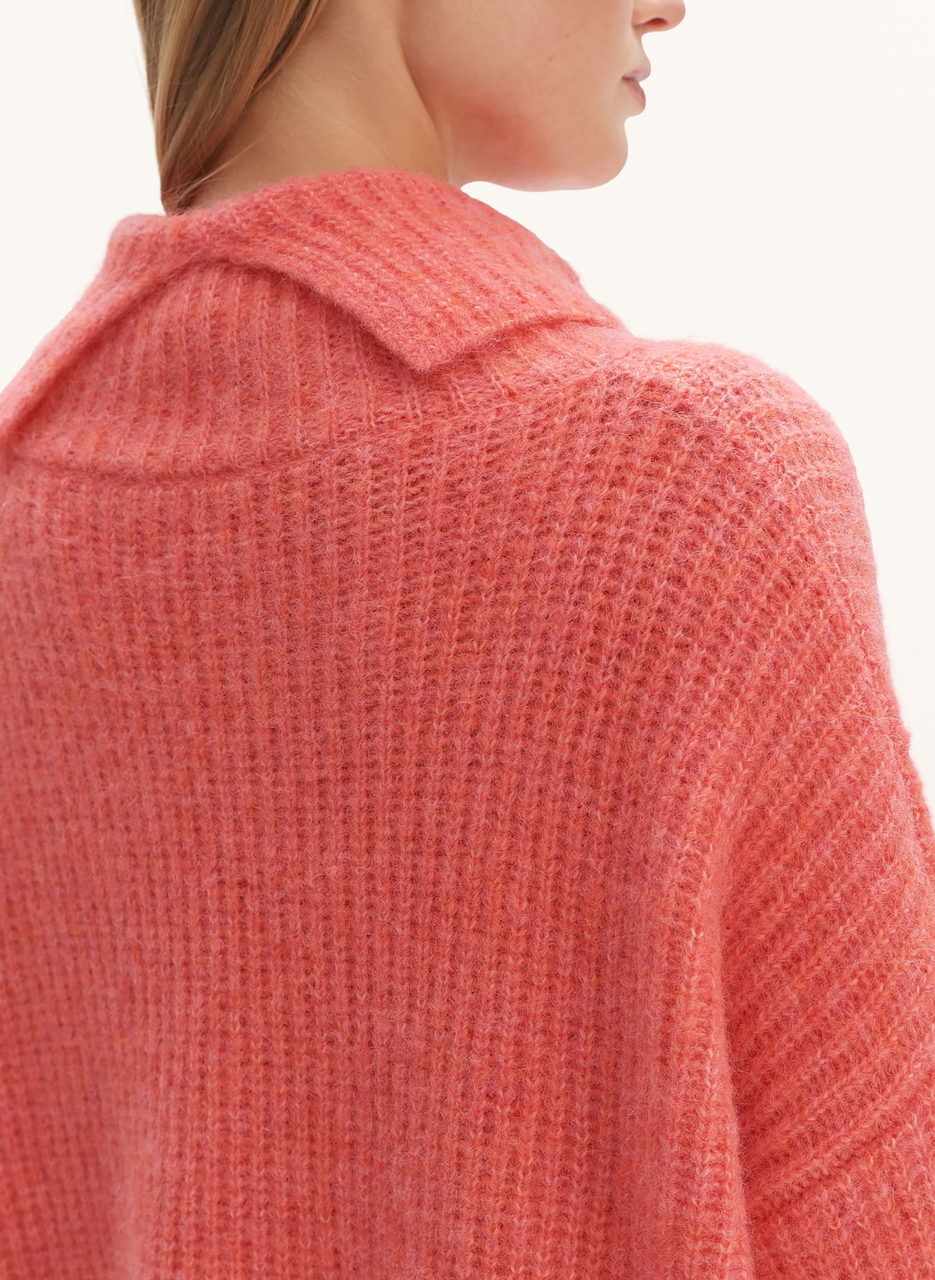 OPUS Turtleneck sweater PARJA, Color: LIGHT RED (Image 4)