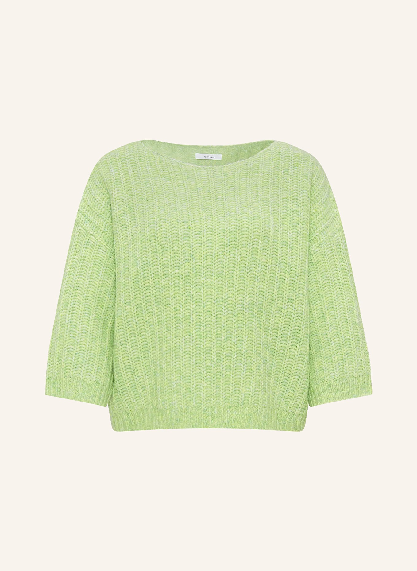 OPUS Sweater POLOMNA with 3/4 sleeves, Color: LIGHT GREEN (Image 1)