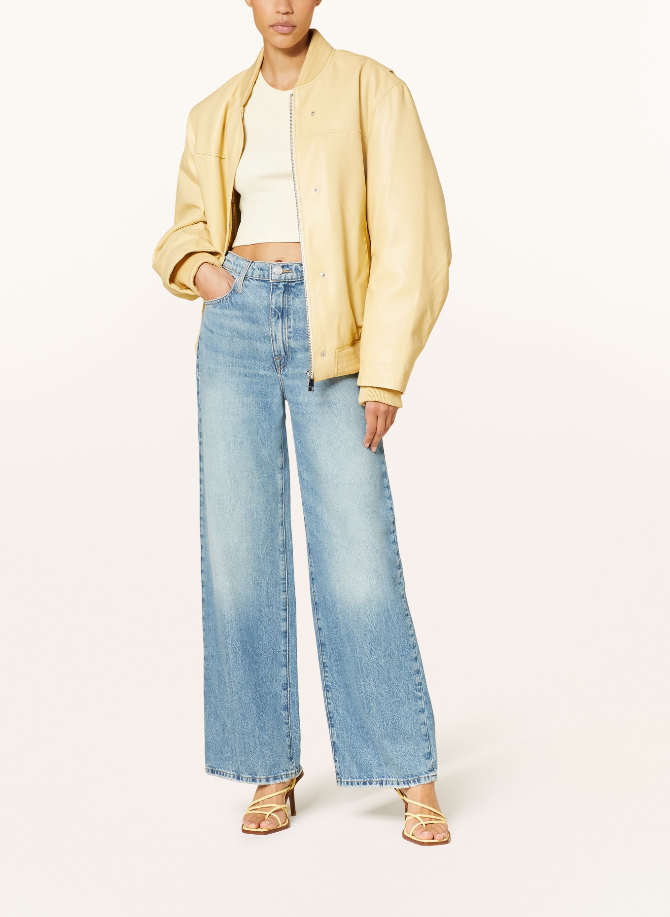 FRAME Straight jeans LE JANE, Color: VRBL VARSITY BLUES (Image 2)
