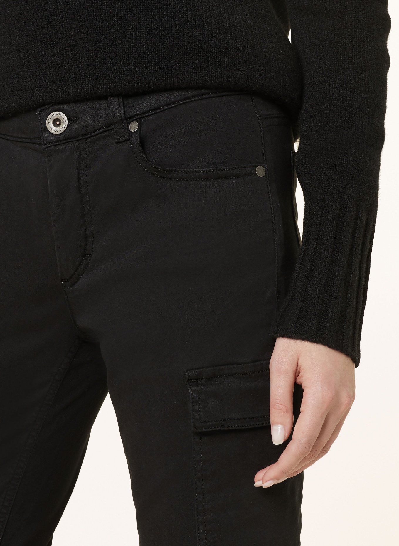 Marc O'Polo Cargohose, Farbe: 990 BLACK (Bild 4)